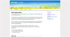 Desktop Screenshot of nicmarmedia.se