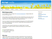Tablet Screenshot of nicmarmedia.se